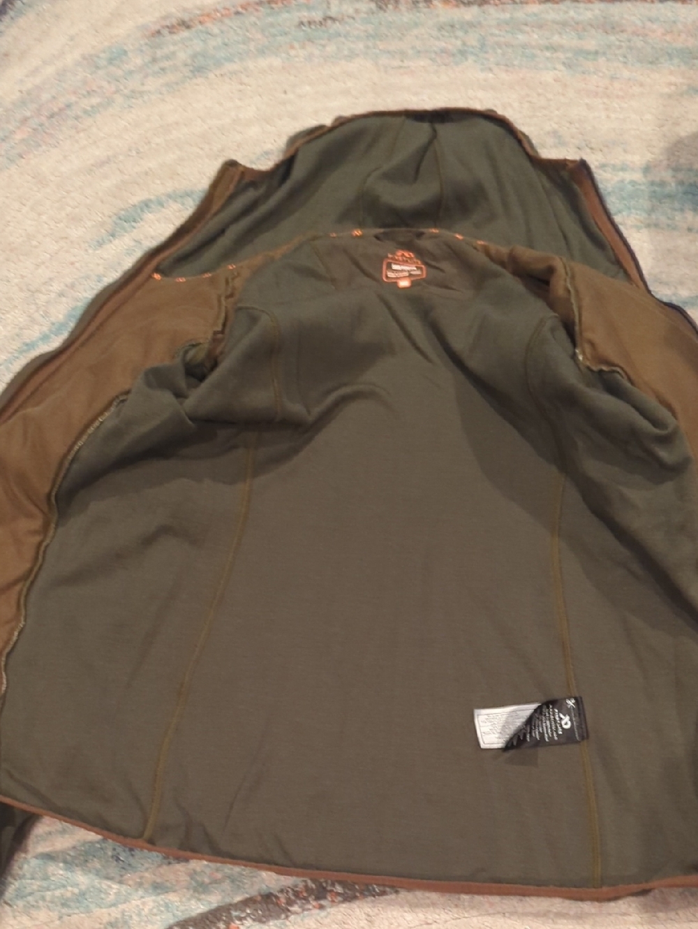 Firstlite Sawtooth Women's Merino Wool  Medium  Full Zip Hoodie Jacket Green - Picture 14 of 14